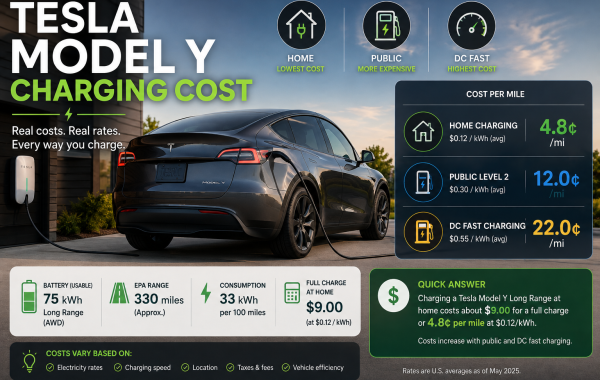 Tesla Model Y Charging Cost